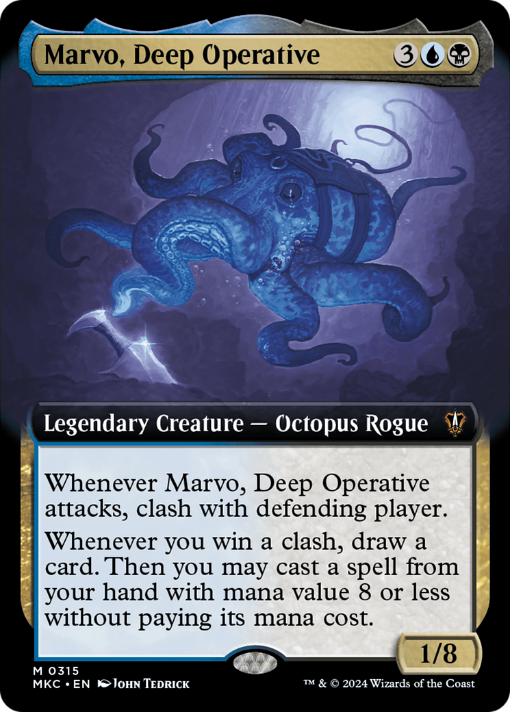 Image of Marvo, Deep Operative (Extended Art) (MKC-315) - Murders at Karlov Manor Commander: (Extended Art) Foil