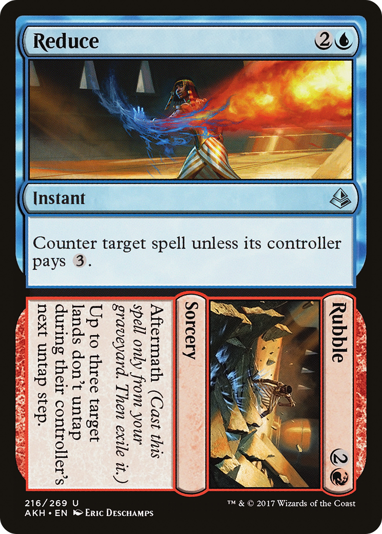 Image of Reduce // Rubble (AKH-216) - Amonkhet