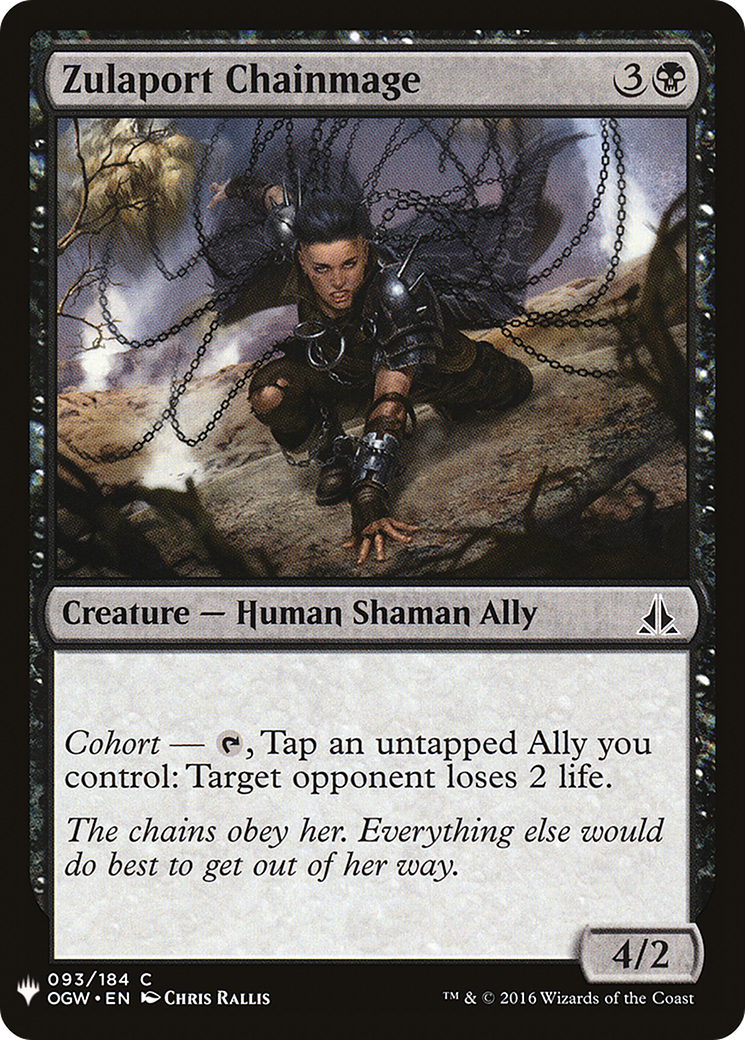 Image of Zulaport Chainmage (LIST-OGW-93) - The List