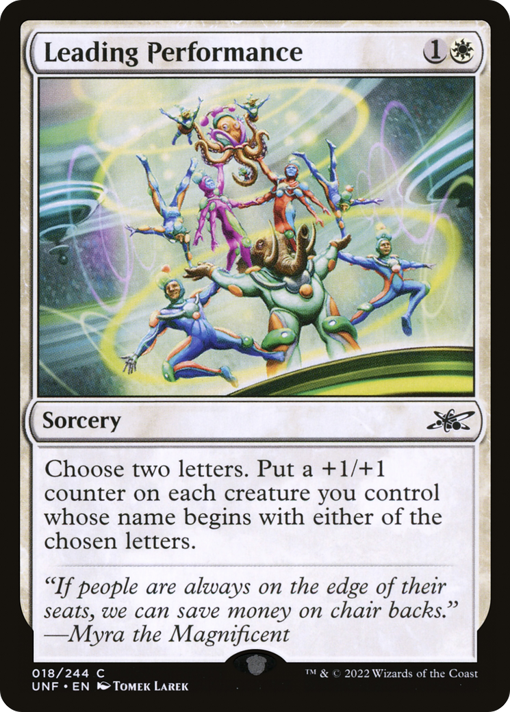 Image of Leading Performance (UNF-018) - Unfinity Foil