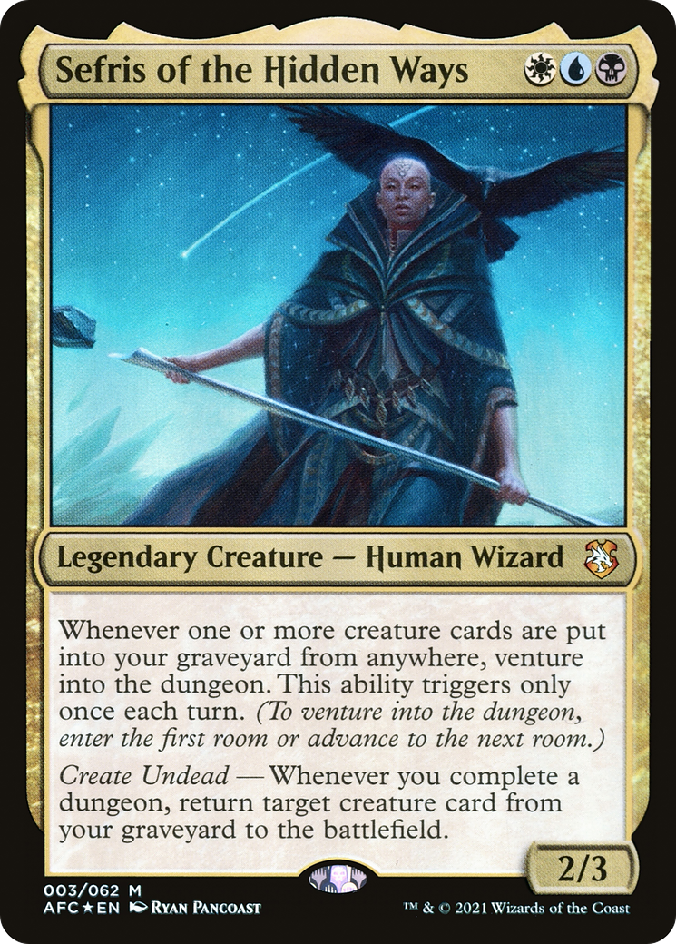 Image of Sefris of the Hidden Ways (AFC-003) - Forgotten Realms Commander Foil