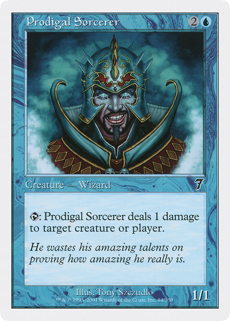 Image of Prodigal Sorcerer (7ED-094) - 7th Edition