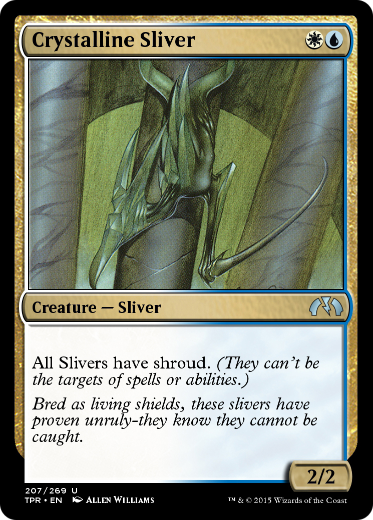Image of Crystalline Sliver (TPR-207) - Tempest Remastered Foil