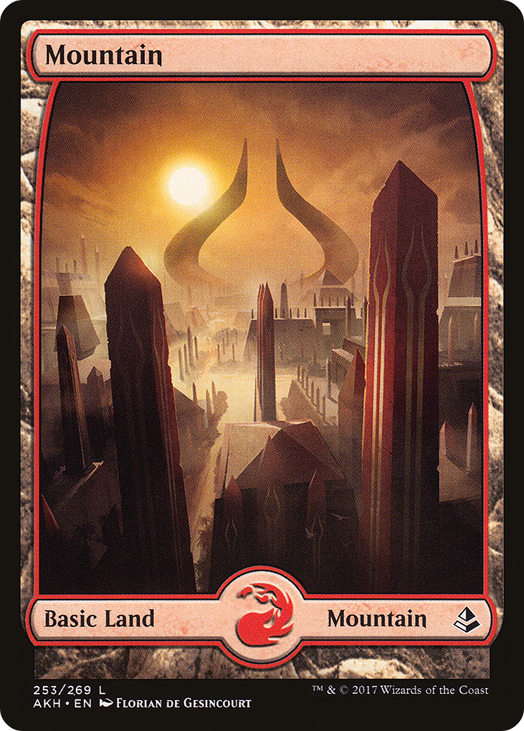Image of Mountain (253) - Full Art (AKH-253) - Amonkhet