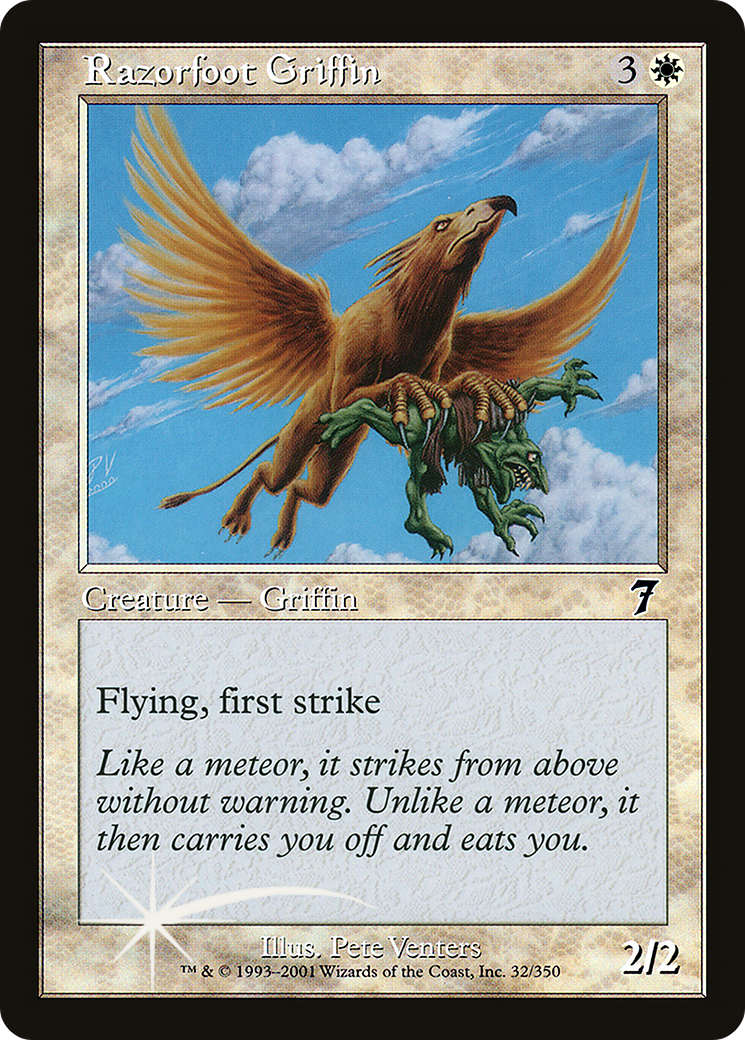 Image of Razorfoot Griffin (7ED-032) - 7th Edition