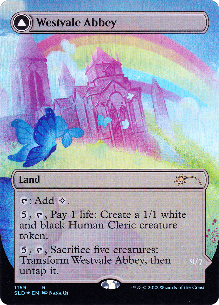 Image of Westvale Abbey (SLD-1159) - Secret Lair Drop (Borderless) Foil