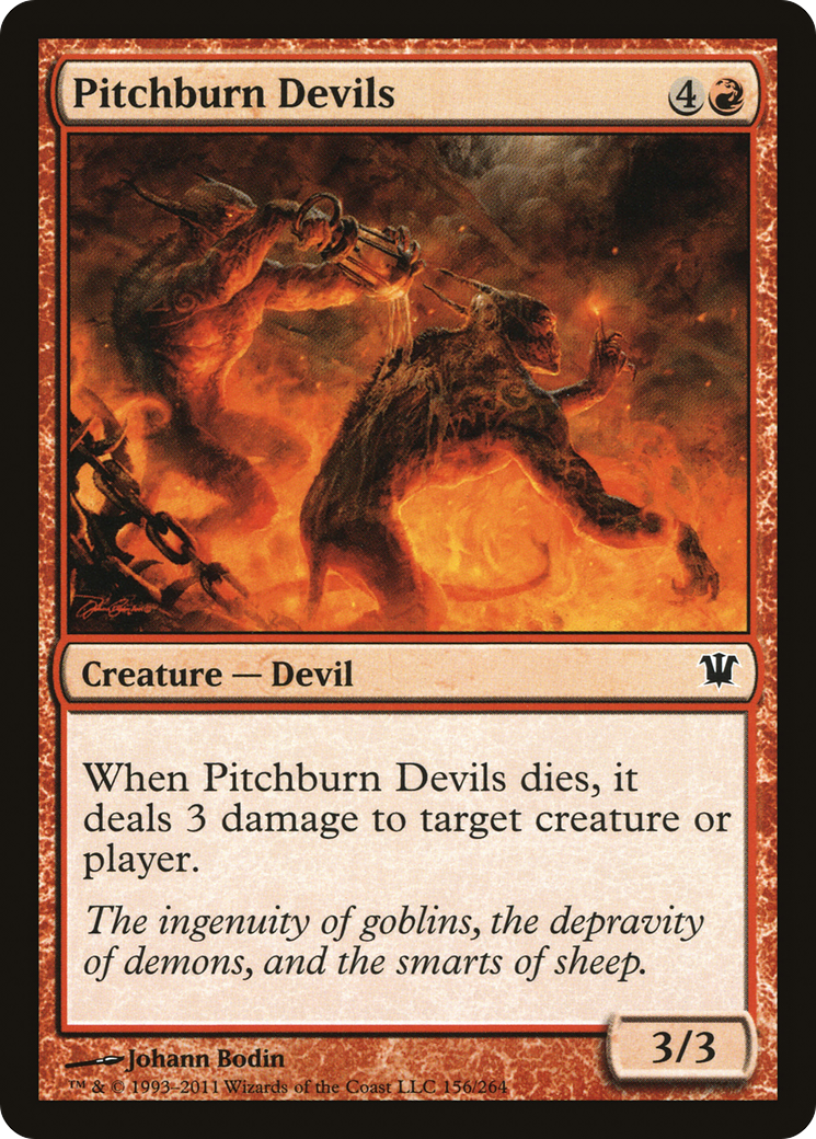 Image of Pitchburn Devils (ISD-156) - Innistrad Foil