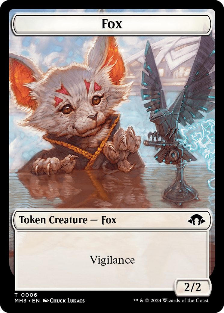 Image of Fox (TMH3-006) - Modern Horizons 3 Tokens