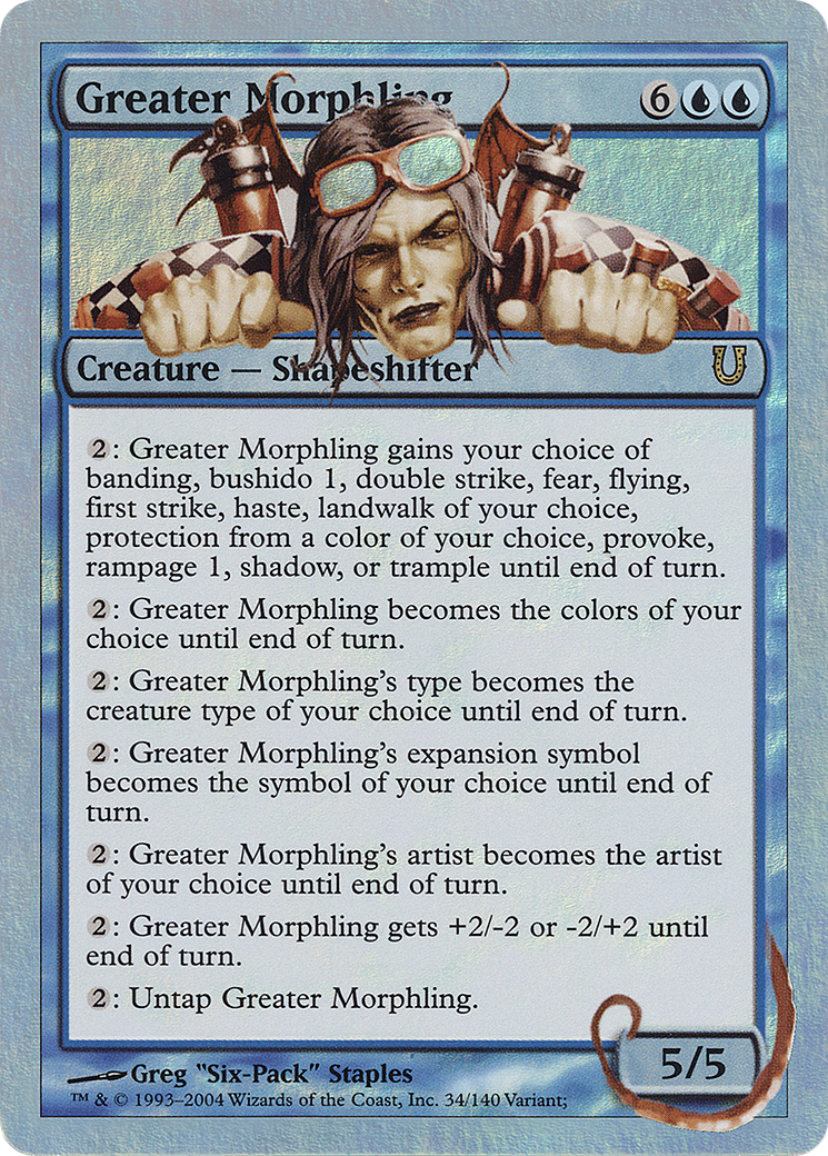 Image of Greater Morphling (UNH-34★) - Unhinged Foil
