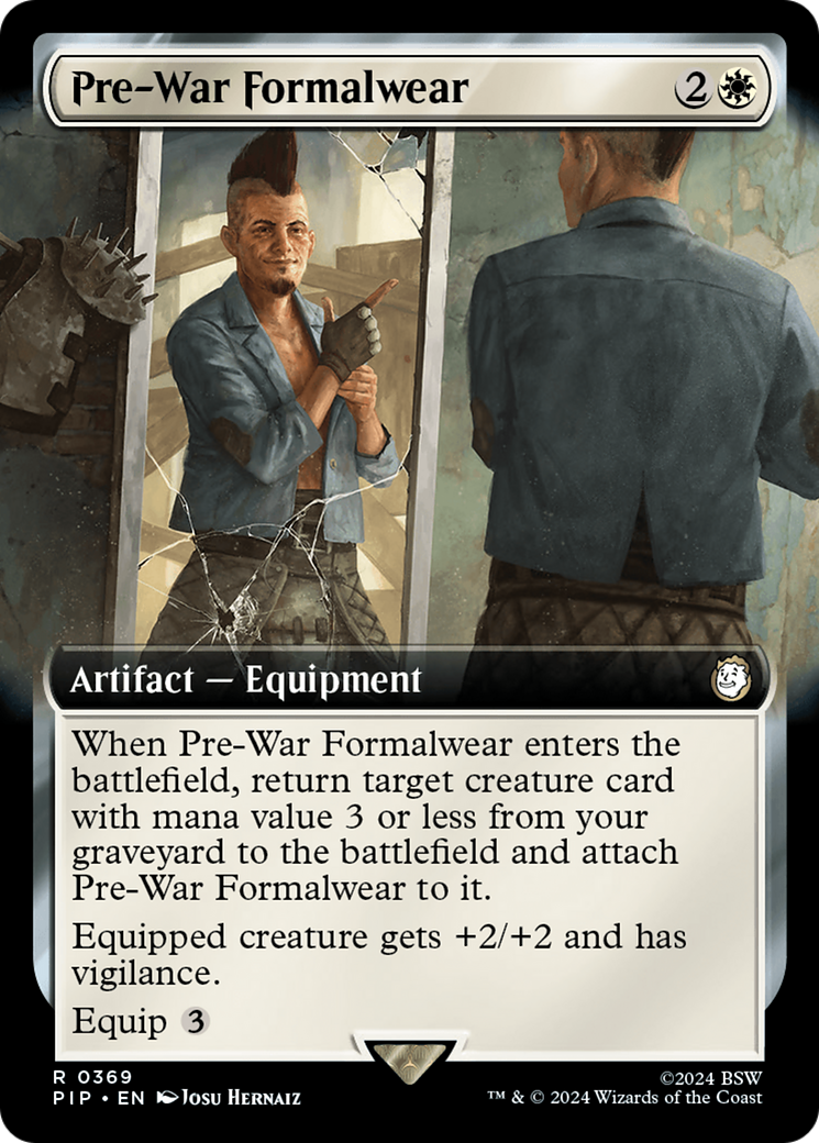 Image of Pre-War Formalwear (Extended Art) (PIP-369) - Fallout: (Extended Art) Foil