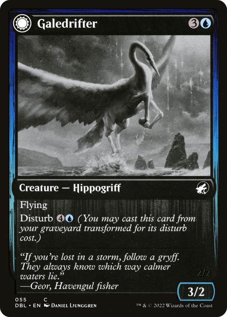 Image of Galedrifter (DBL-055) - Innistrad: Double Feature: (Double Faced Transform) Foil
