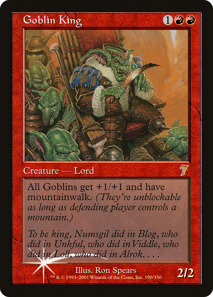 Image of Goblin King (7ED-190) - 7th Edition