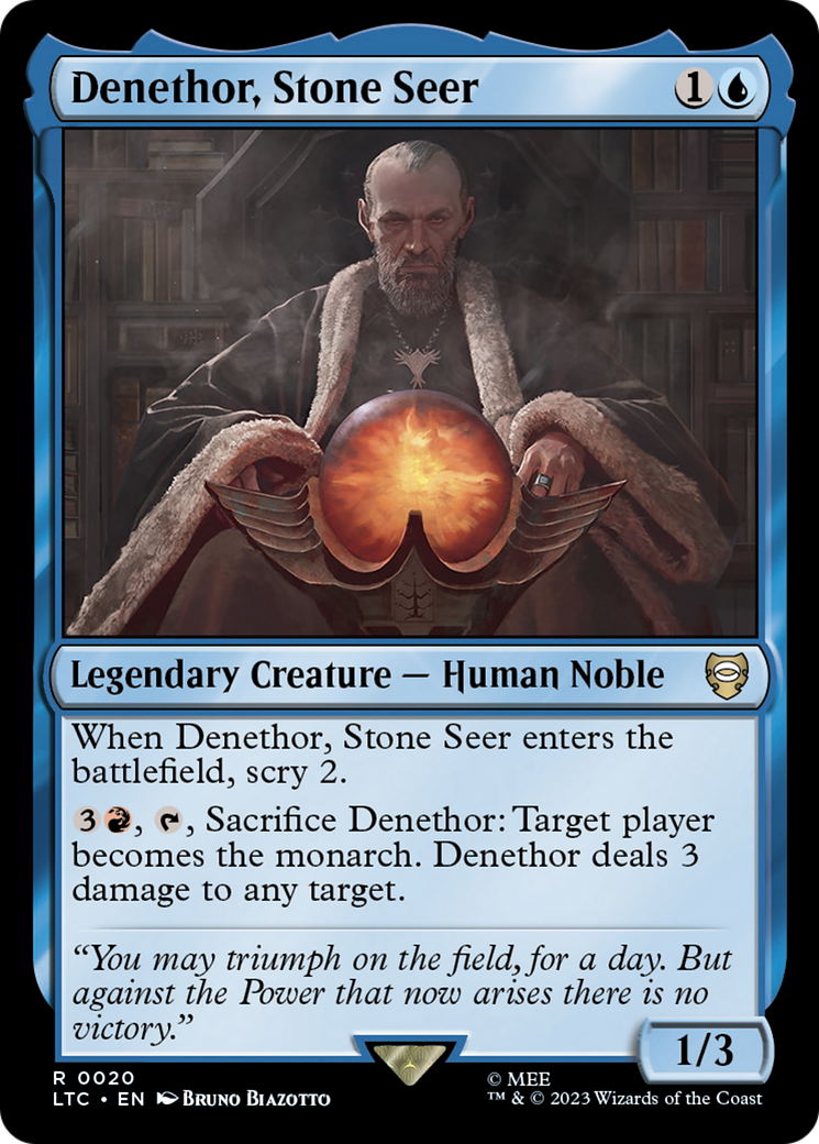 Image of Denethor, Stone Seer (LTC-020) - Tales of Middle-earth Commander