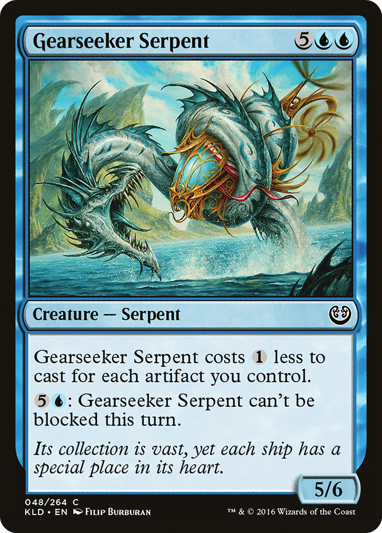 Image of Gearseeker Serpent (KLD-048) - Kaladesh