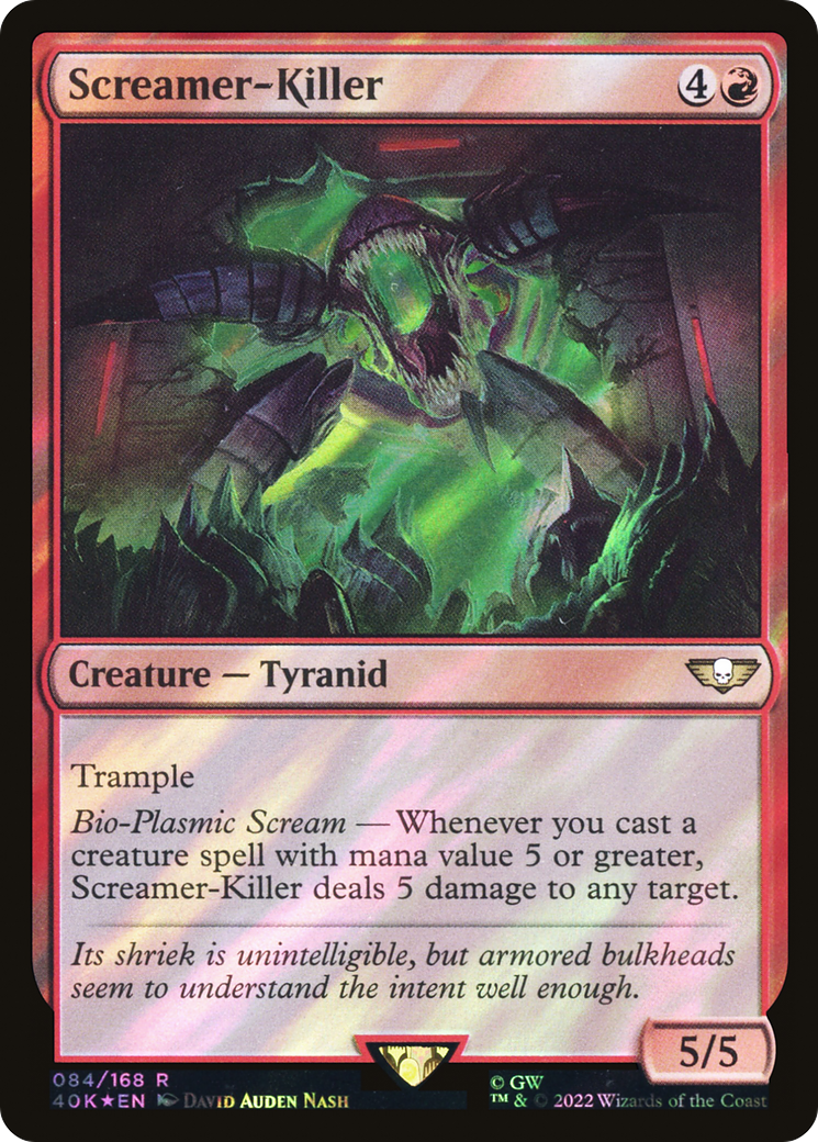 Image of Screamer-Killer (Surge Foil) (40K-084) - Warhammer 40,000 Commander Foil