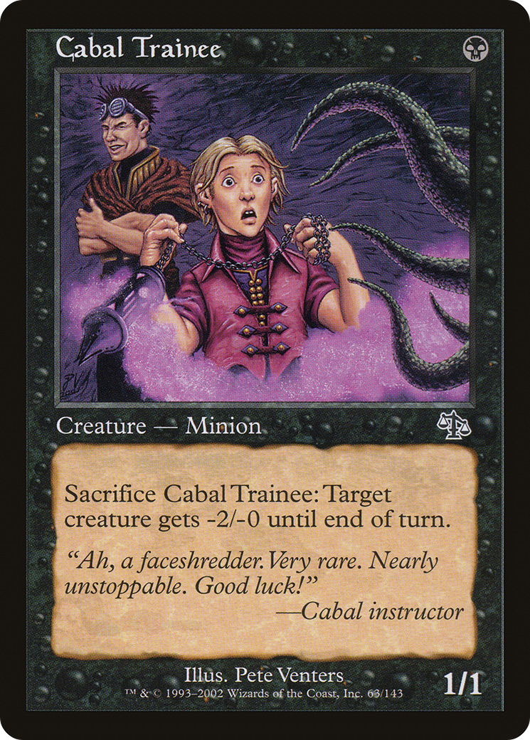 Image of Cabal Trainee (JUD-063) - Judgment