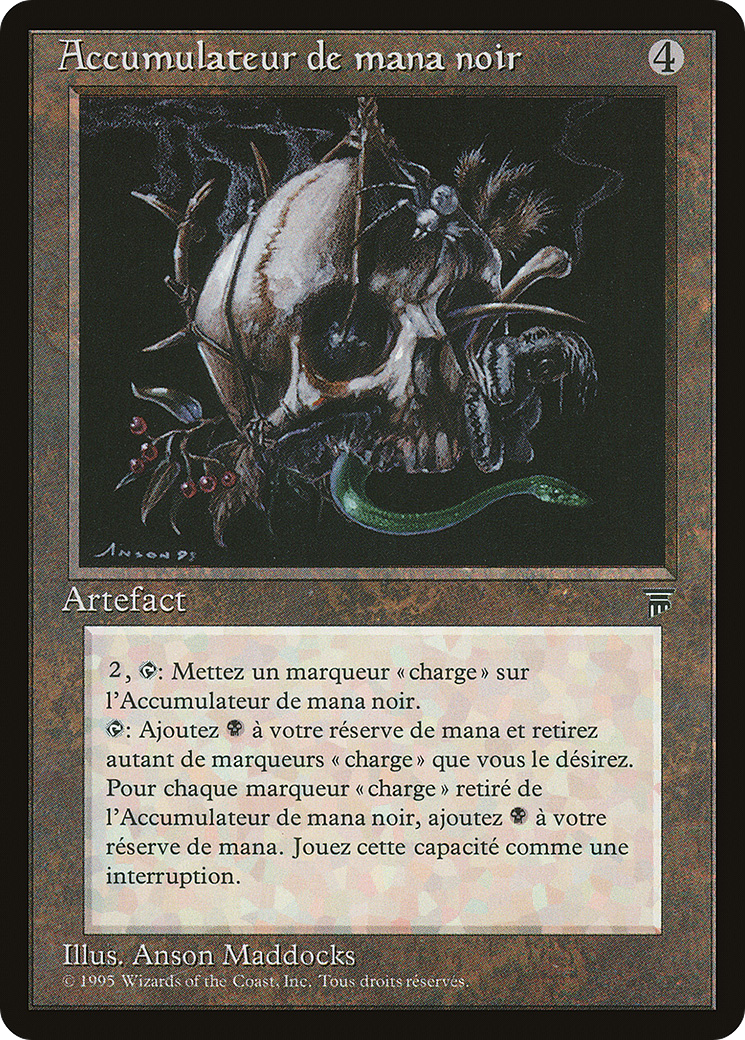 Image of Black Mana Battery (French) - 