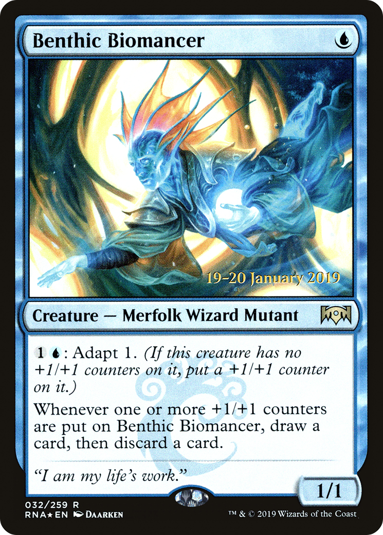 Image of Benthic Biomancer (PRE-032) - Ravnica Allegiance Promos Foil