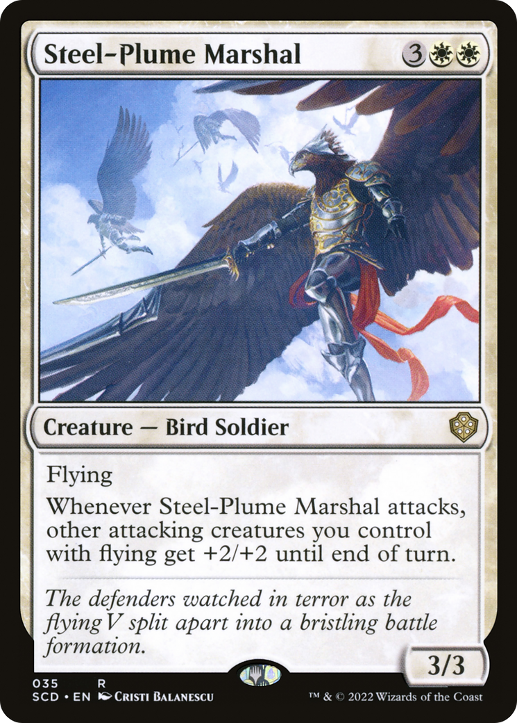 Image of Steel-Plume Marshal (SCD-035) - Starter Commander Decks