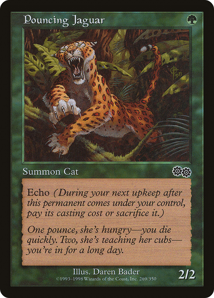 Image of Pouncing Jaguar (USG-269) - Urza's Saga
