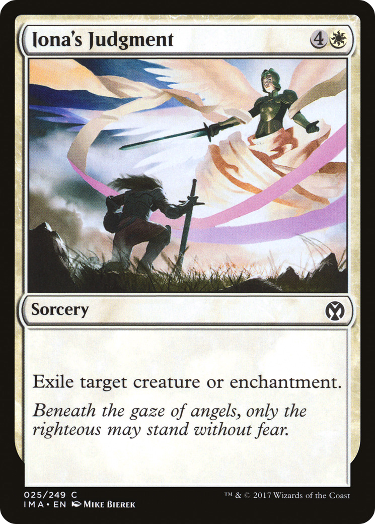 Image of Iona's Judgment (IMA-025) - Iconic Masters Foil