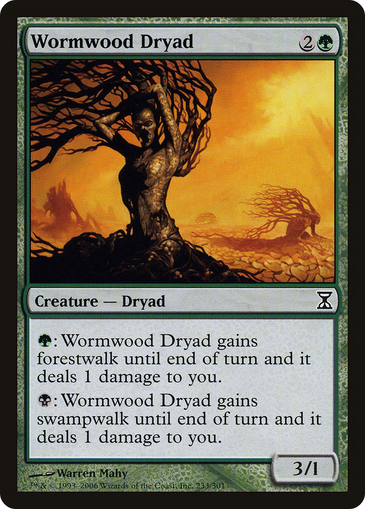 Image of Wormwood Dryad (TSP-233) - Time Spiral Foil