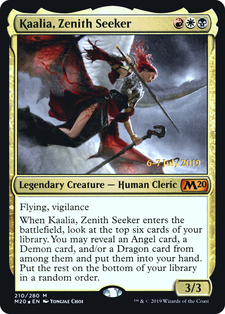 Image of Kaalia, Zenith Seeker (PRE-210) - Core Set 2020 Promos Foil