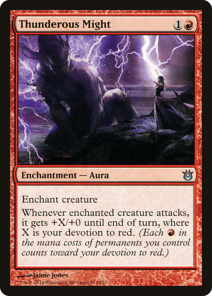 Image of Thunderous Might (BNG-114) - Born of the Gods
