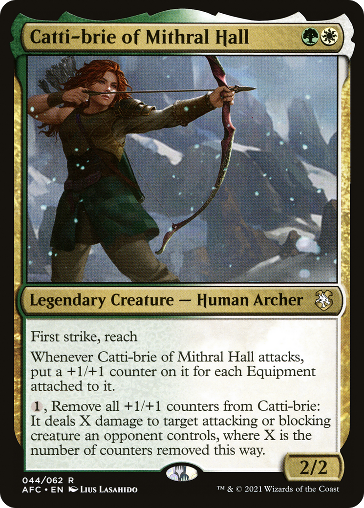 Image of Catti-brie of Mithral Hall (AFC-044) - Forgotten Realms Commander