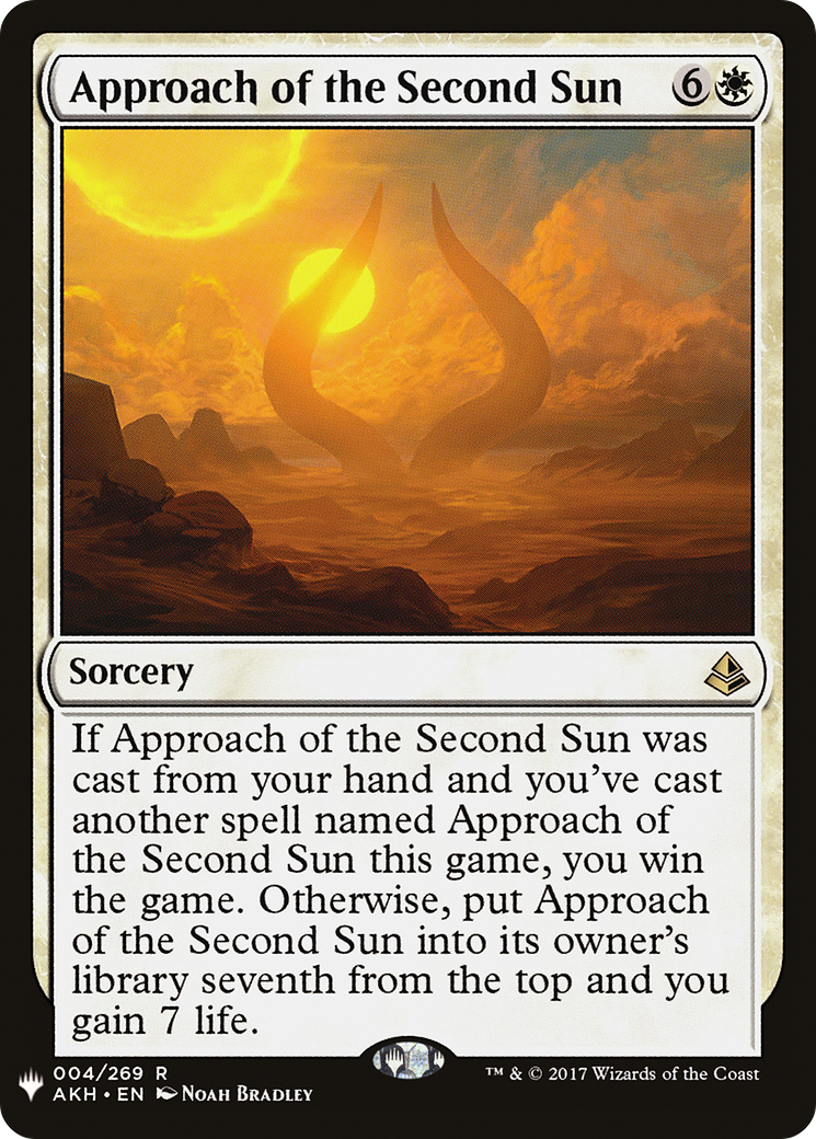Image of Approach of the Second Sun (LIST-004) - The List