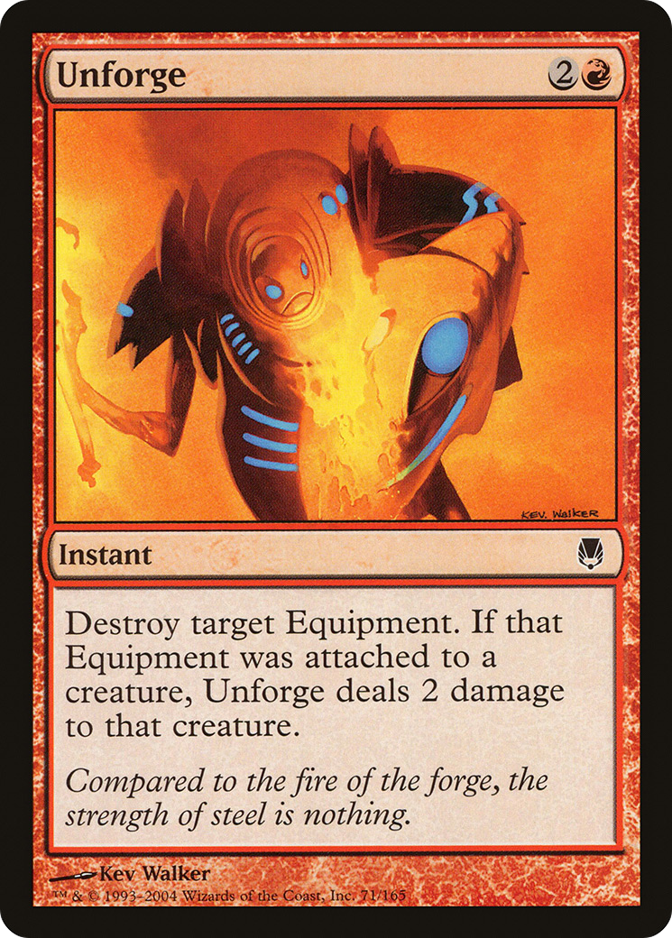 Image of Unforge (DST-071) - Darksteel