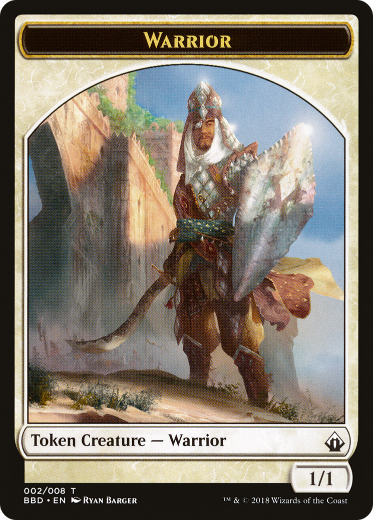Image of Warrior Token (BBD-002) - Battlebond Tokens