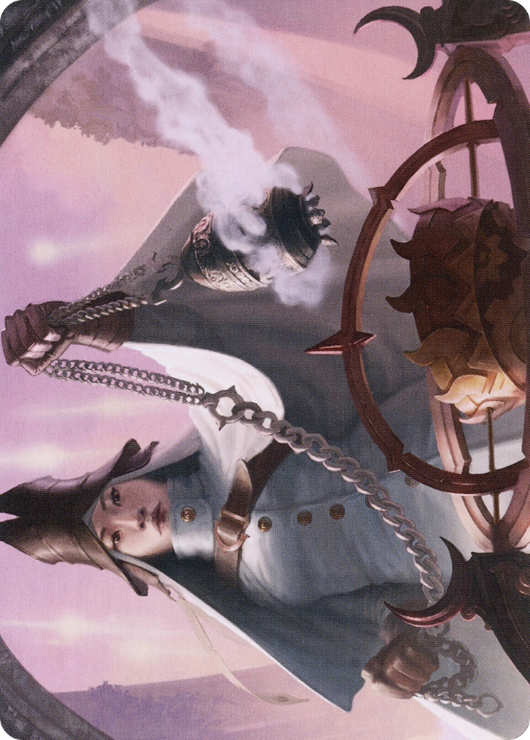 Image of Celestus Sanctifier // Celestus Sanctifier (AMID-016) - Midnight Hunt Art Series (Borderless) Foil