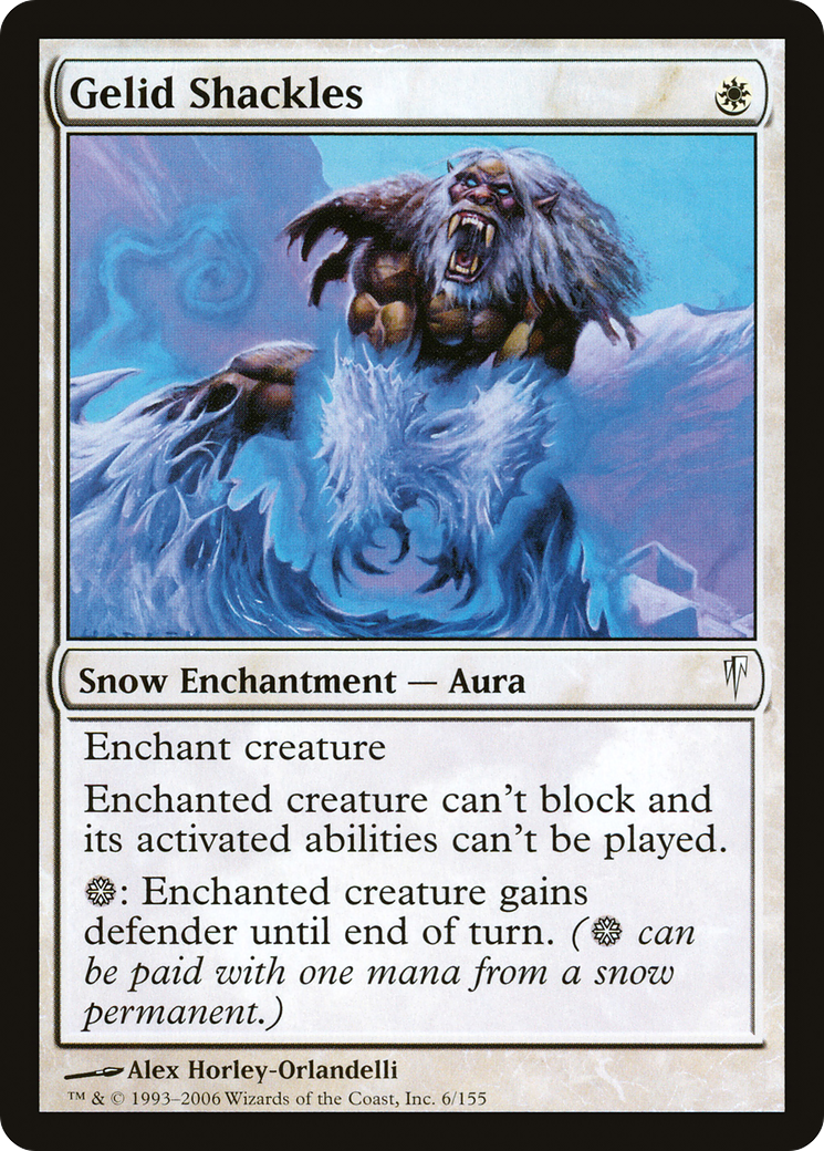 Image of Gelid Shackles (CSP-006) - Coldsnap Foil