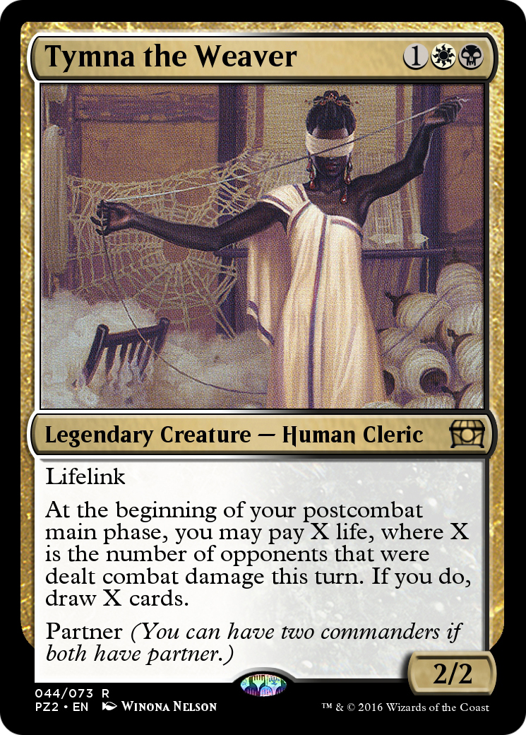 Image of Tymna the Weaver (PZ2-044) - Treasure Chest Foil