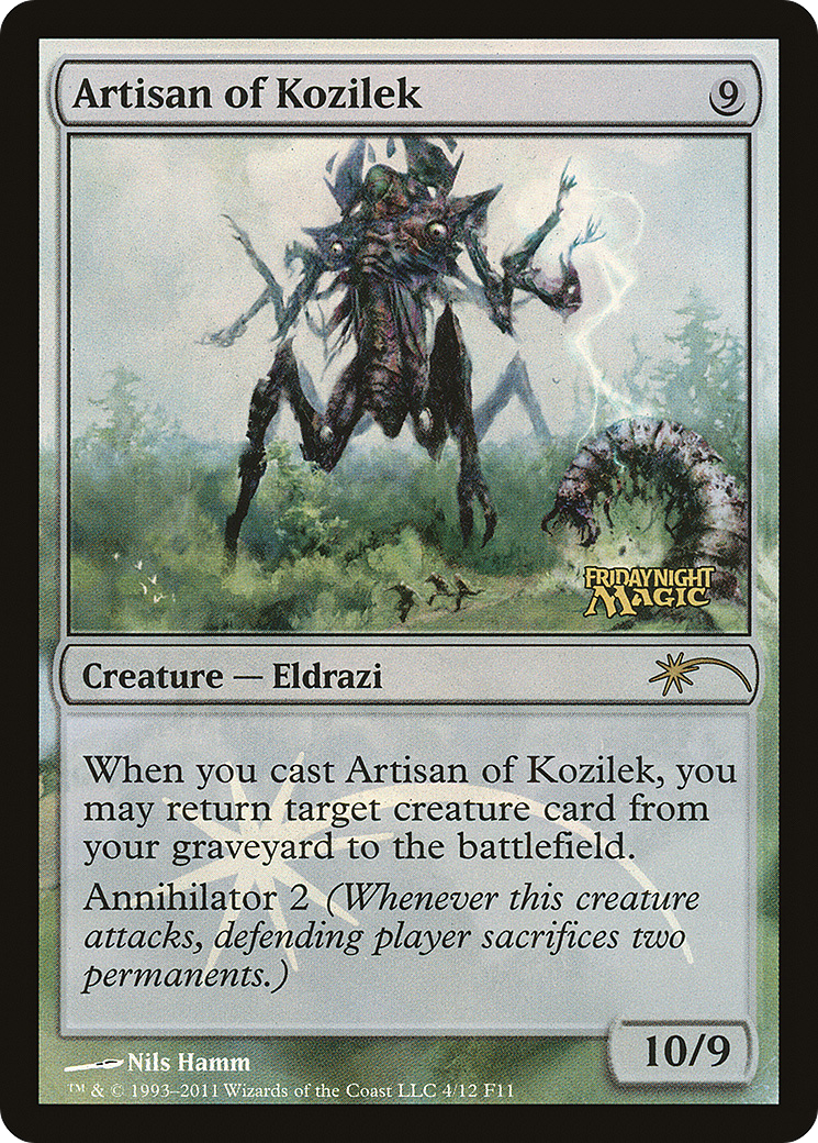 Image of Artisan of Kozilek (FNM-004) - Friday Night Magic 2011 Foil