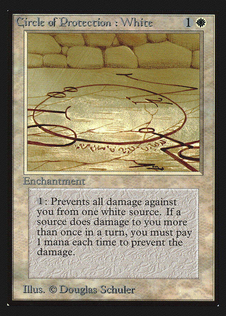 Image of Circle of Protection: White (CE) (CED-) - Collectors' Edition