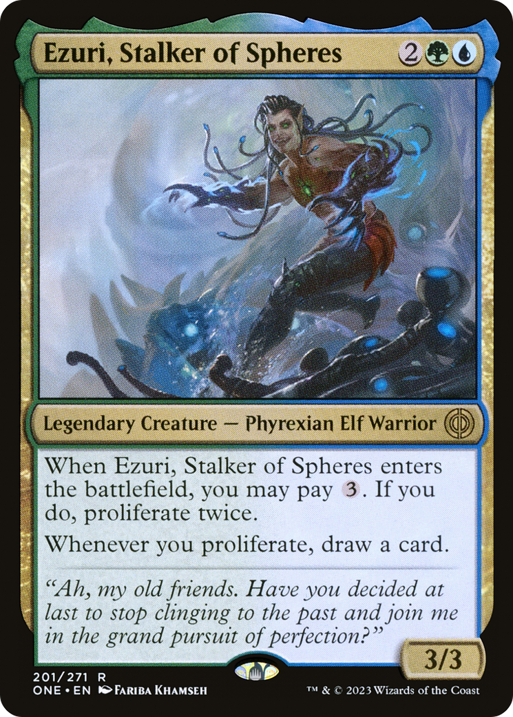 Image of Ezuri, Stalker of Spheres (ONE-201) - Phyrexia: All Will Be One