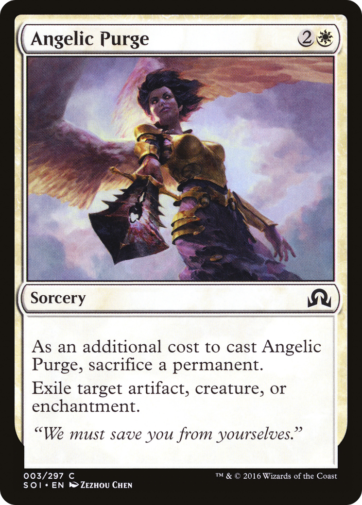 Image of Angelic Purge (SOI-003) - Shadows over Innistrad Foil