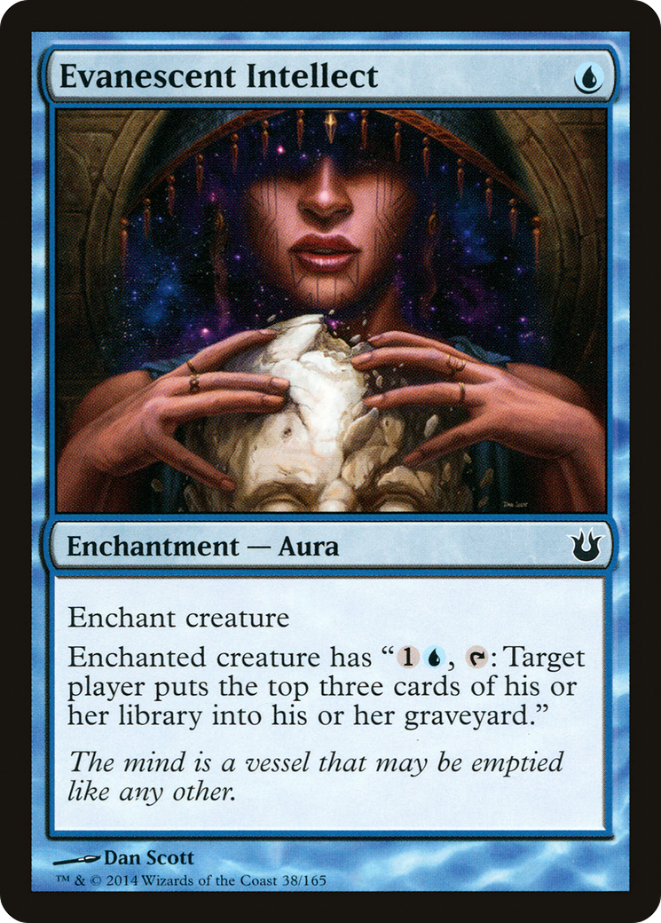 Image of Evanescent Intellect (BNG-038) - Born of the Gods Foil