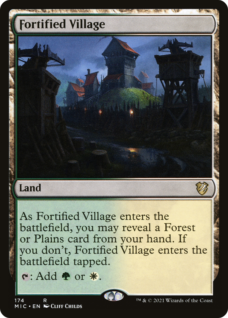 Image of Fortified Village (MIC-174) - Midnight Hunt Commander