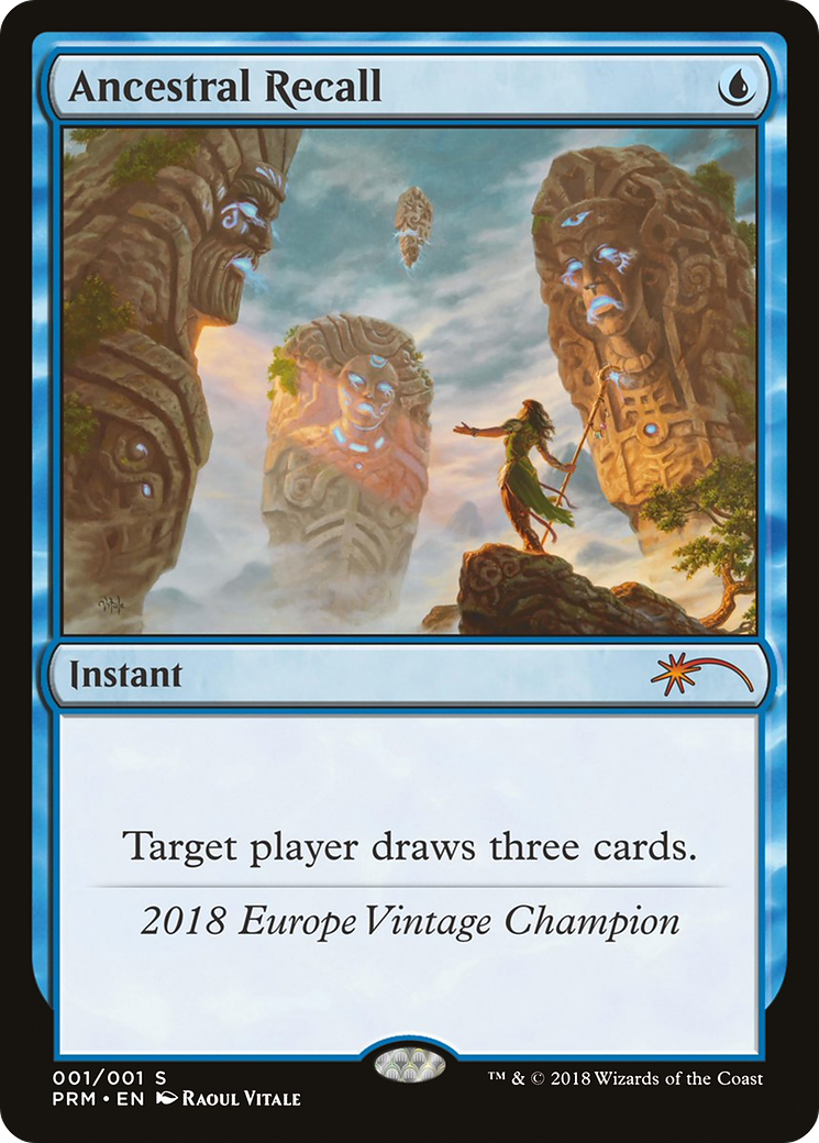 Image of Ancestral Recall (OVNT-2018) - Vintage Championship