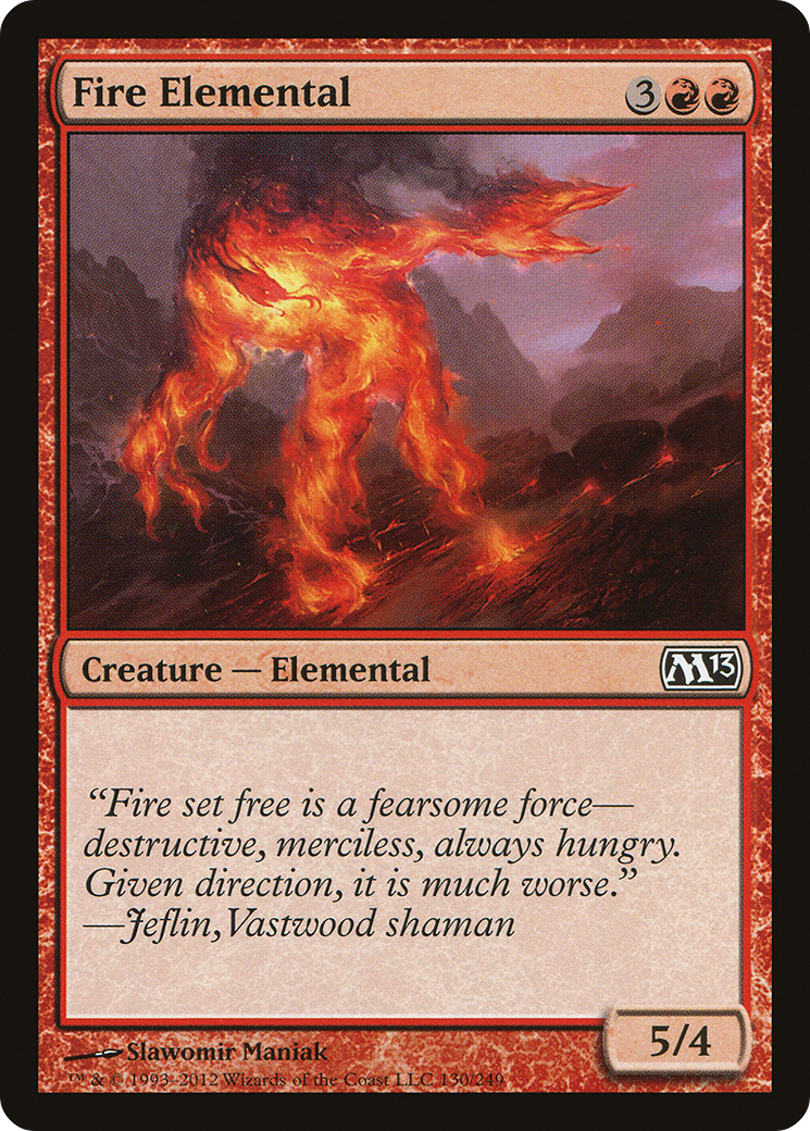 Image of Fire Elemental (M13-130) - Magic 2013