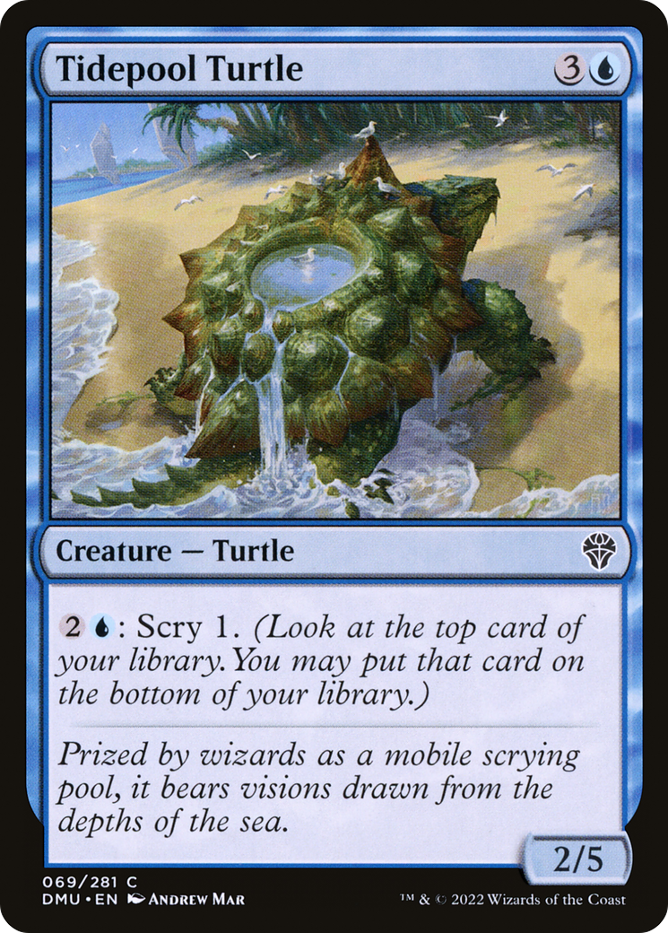Image of Tidepool Turtle (DMU-069) - Dominaria United Foil