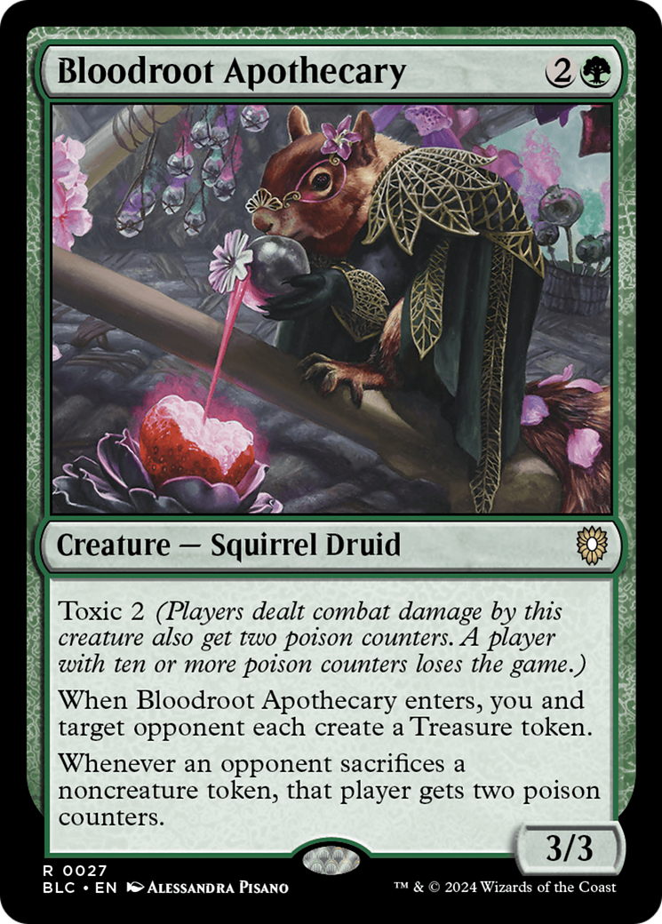 Image of Bloodroot Apothecary (BLC-027) - Bloomburrow Commander