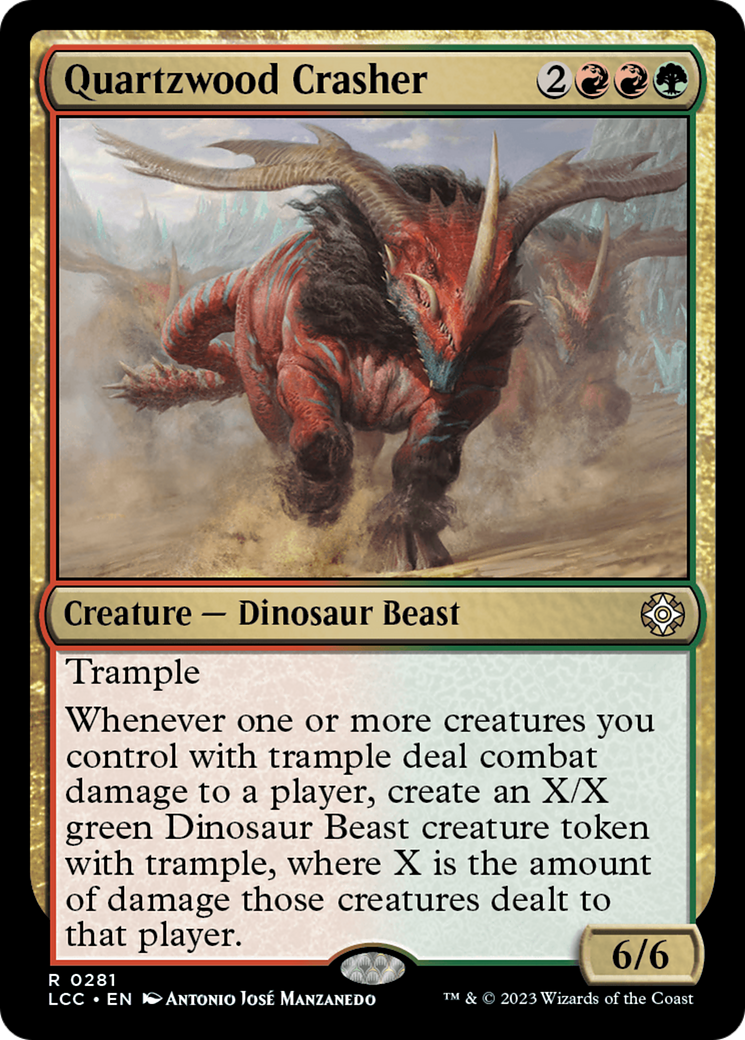 Image of Quartzwood Crasher (LCC-281) - The Lost Caverns of Ixalan Commander