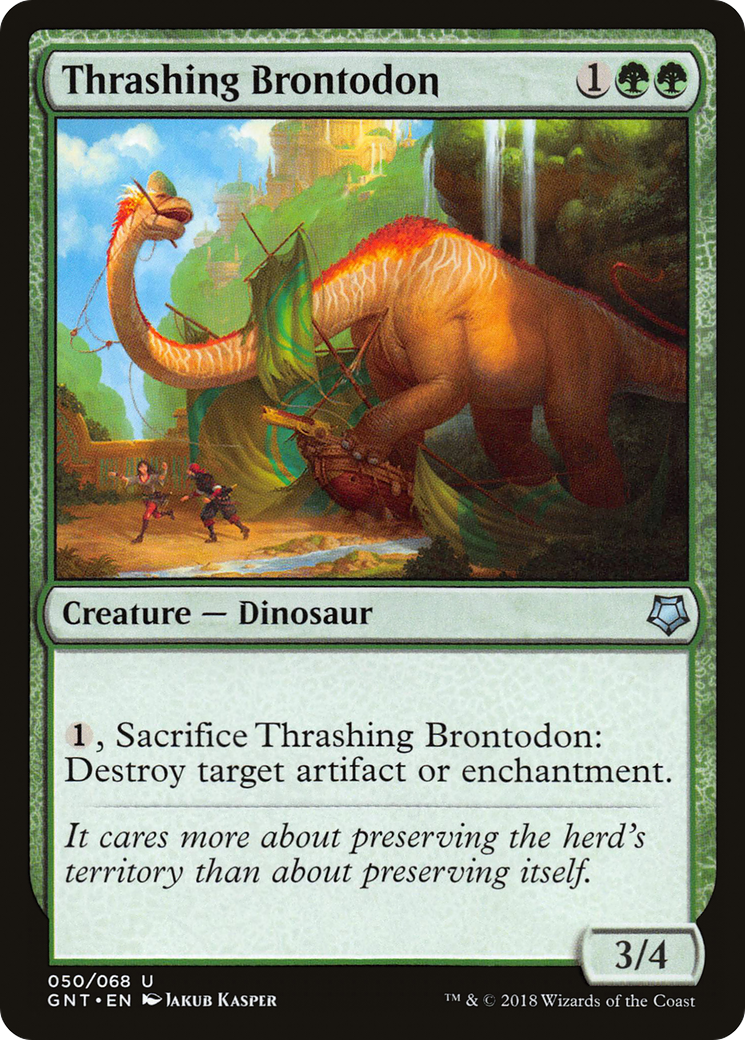 Image of Thrashing Brontodon (GNT-050) - Game Night