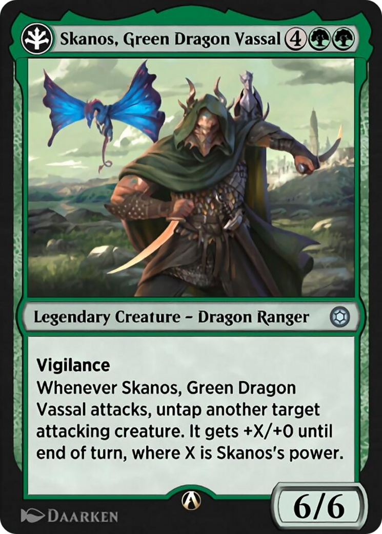 Image of Skanos, Green Dragon Vassal (HBG-18G) - Alchemy Horizons: Baldur's Gate