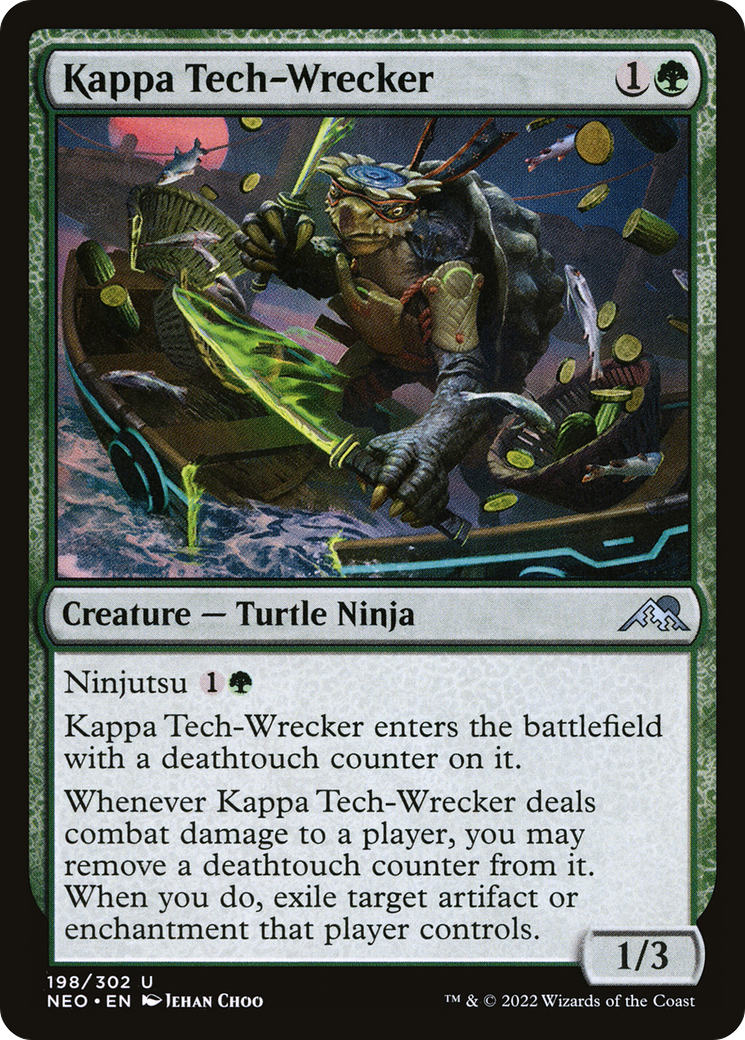 Image of Kappa Tech-Wrecker (NEO-198) - Kamigawa: Neon Dynasty
