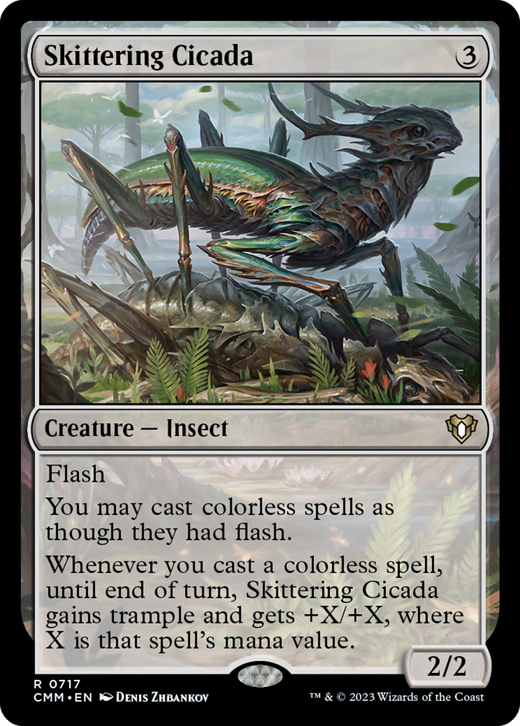 Image of Skittering Cicada (CMM-717) - Commander Masters